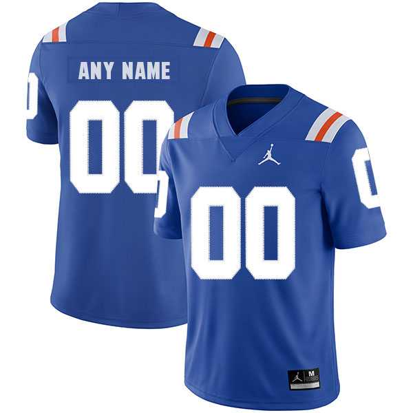 Men%27s Florida Gators Customized Blue Throwback College Football Jersey
